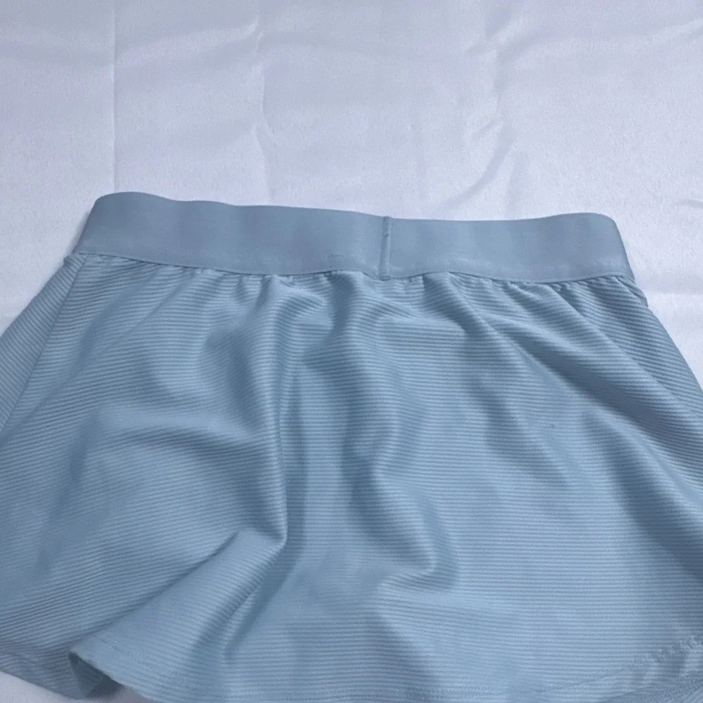 Nike Dri-FIT Youth Gurls Athletic Tennis/Golf Skort Blue L Pull-On Elastic Waist